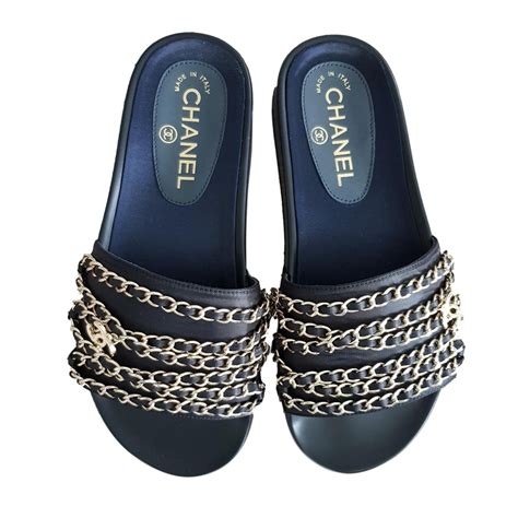 sandal chanel femme|Chanel sandals shop online.